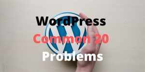 WordPress Common 20 Problems