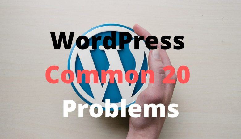 Solved ! WordPress Common 20 Problems