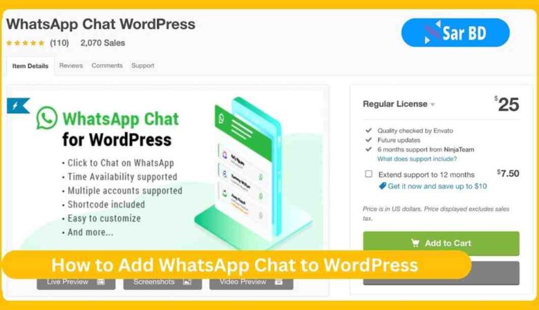 How to Add WhatsApp Chat to WordPress: A Complete Step
