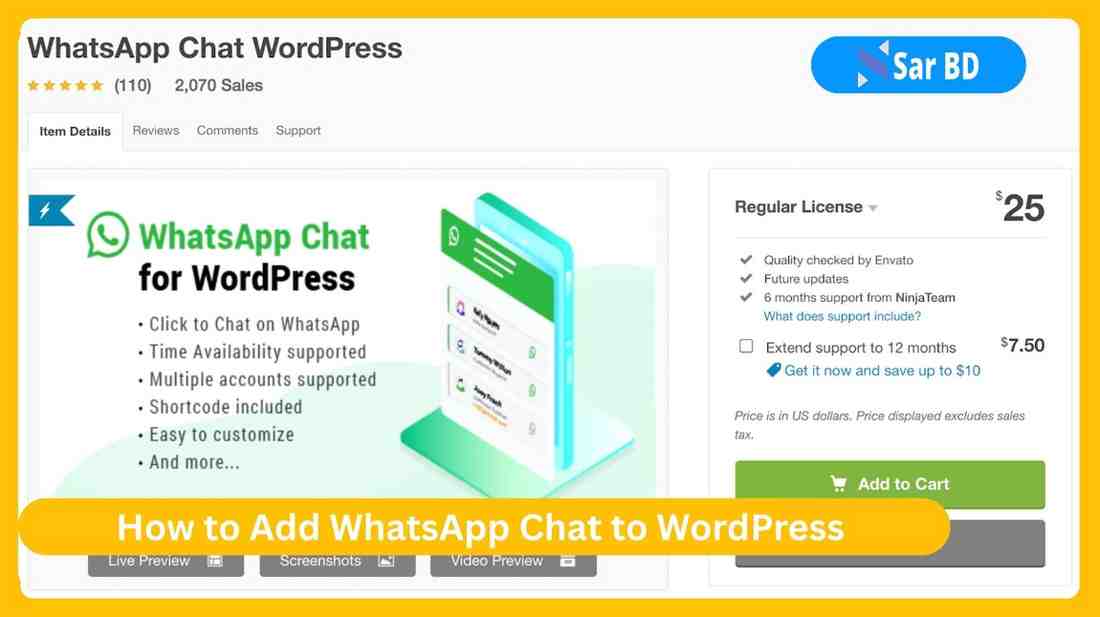 How to Add WhatsApp Chat to WordPress
