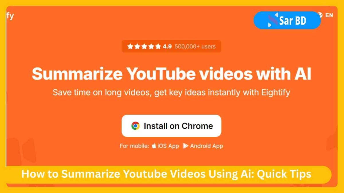 How to Summarize Youtube Videos Using Ai: Quick Tips