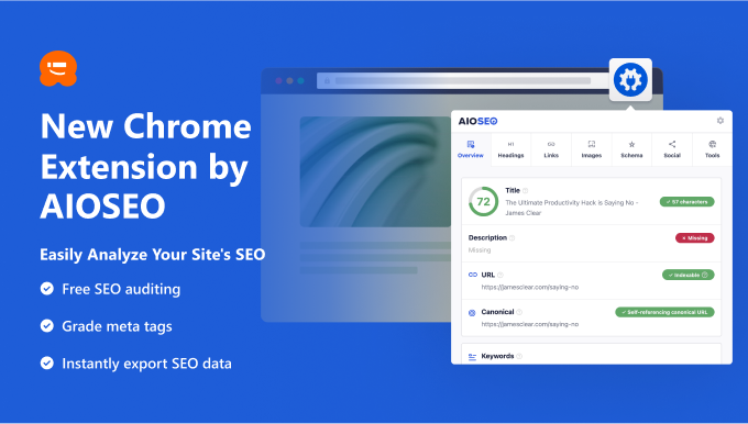 Introducing New Chrome Extension By All In One Seo Analyze Your Seo In A Click