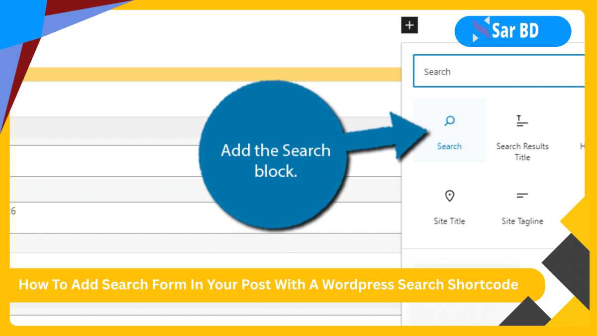 How To Add Search Form In Your Post With A How To Add Search Form In Your Post With A Wordpress Search ShortcodeWordpress Search Shortcode