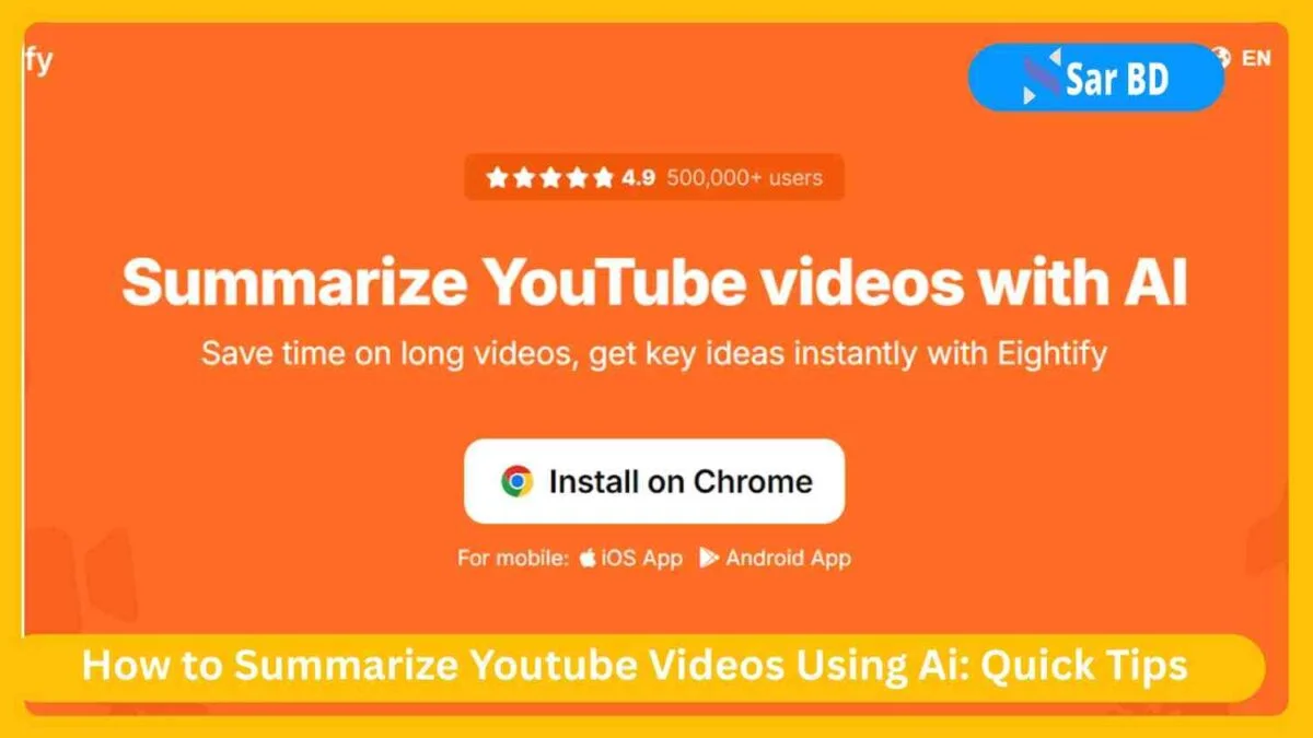 How to Summarize Youtube Videos Using Ai: Quick Tips